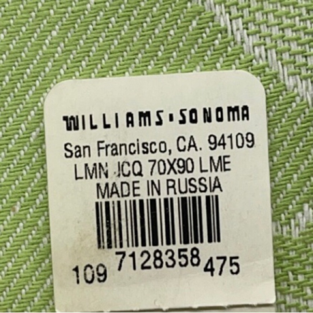 Williams Sonoma jacquard cotton Tablecloth - Picture 7 of 7